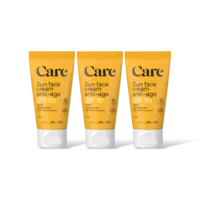 Care Sun face cream anti-age spf50 3-pack