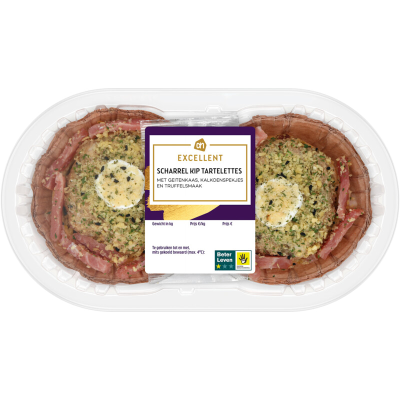 Een afbeelding van AH Excellent Scharrel kip tartelettes