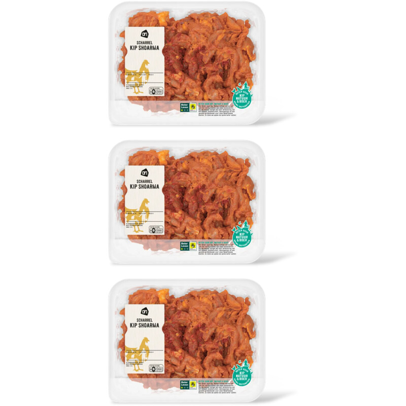 AH Scharrel kip shoarma 3-pack
