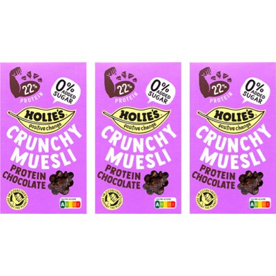 pdp-image-Holie's Crunchy muesli protein chocolate 3-pack
