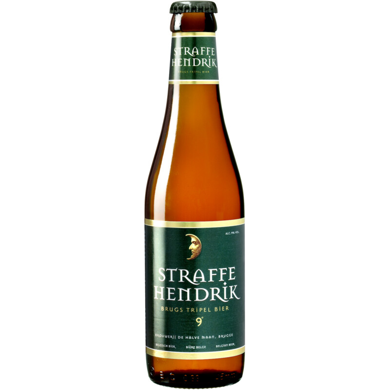 Een afbeelding van Straffe Hendrik Halve maan tripel
