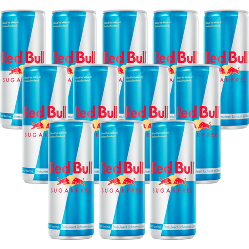 Red Bull Energy drink suikervrij 12-pack