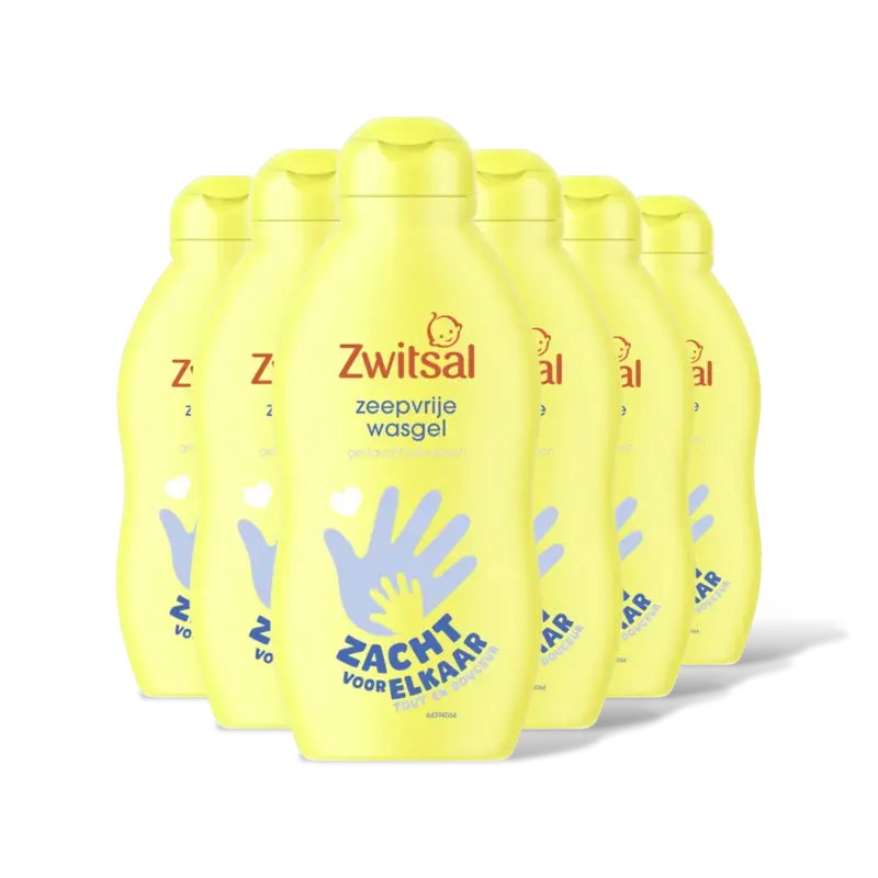 Baby zeepvrije wasgel 6pack