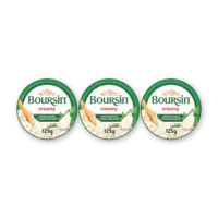 Boursin Creamy knoflook fijne kruiden 3-pack