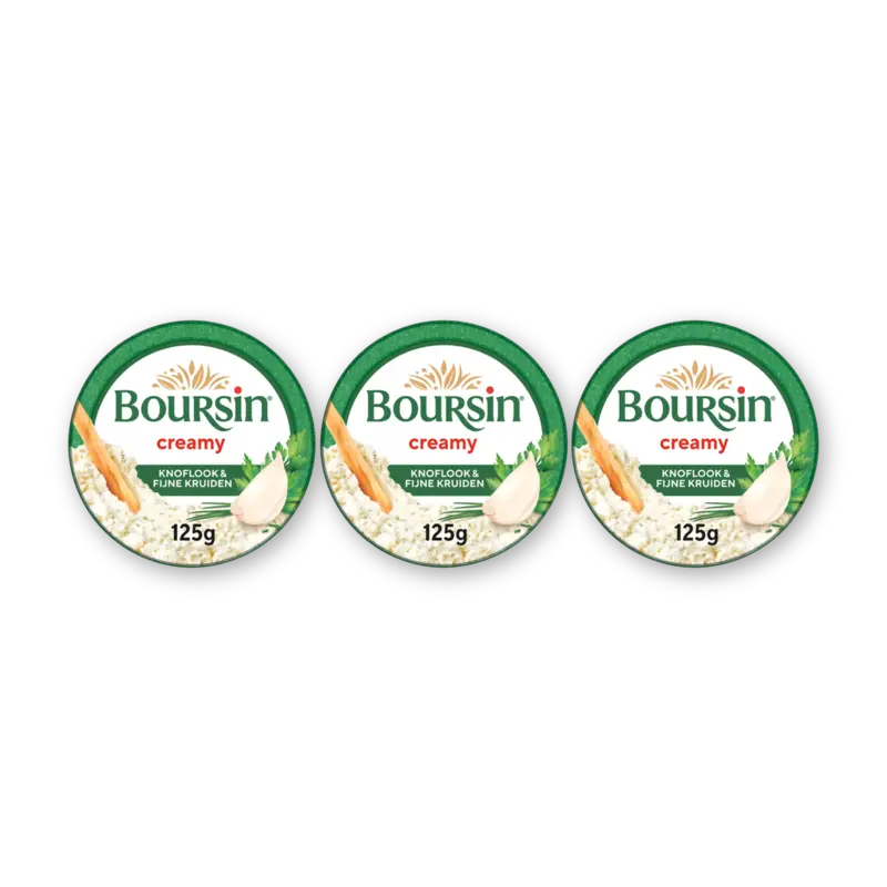 Creamy knoflook fijne kruiden 3-pack