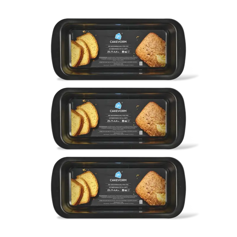 AH Cakevorm 25cm 3-pack