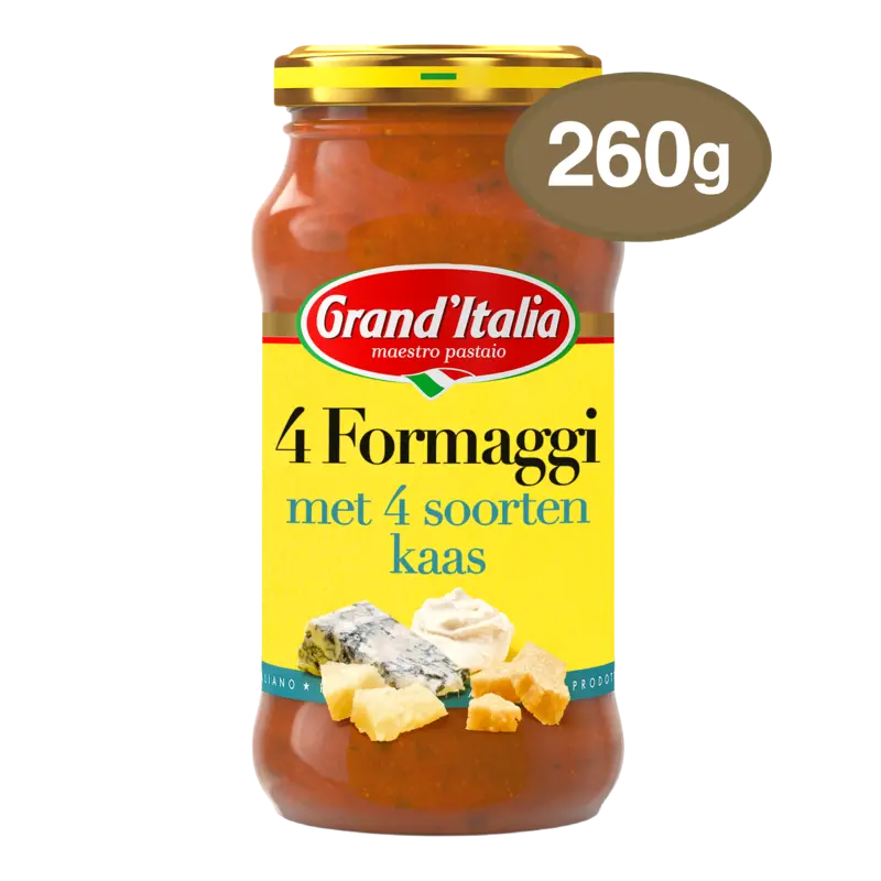 4 formaggi met 4 soorten kaas
