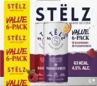 Stëlz Raspberry and passion 6-pack