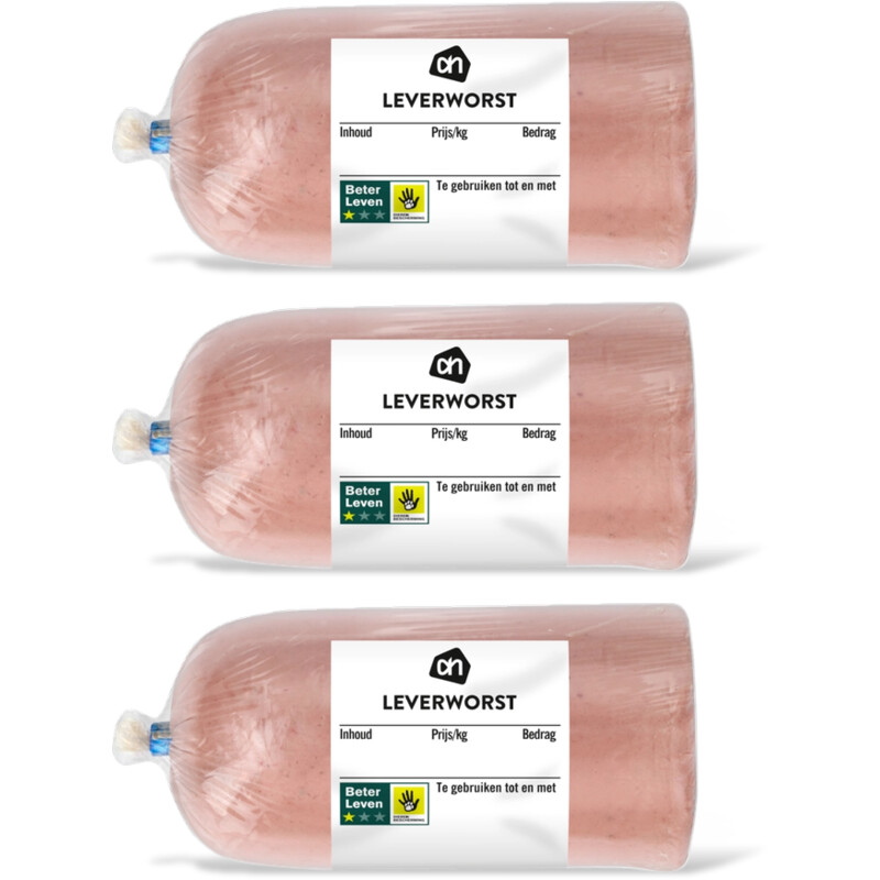 AH Leverworst 3-pack