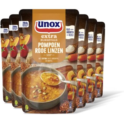 pdp-image-Unox Pompoen rode linzensoep 6-pack