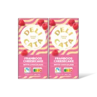 Delicata Reep wit chocola framboos cheesecake 2pk