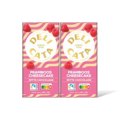 pdp-image-Delicata Reep wit chocola framboos cheesecake 2pk