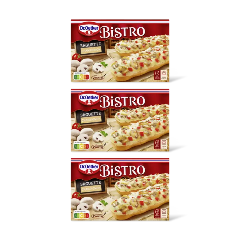 Dr. Oetker Bistro baguette champignons 3-pack