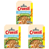 Quaker Nuts & seeds zero sugar added 3-pack