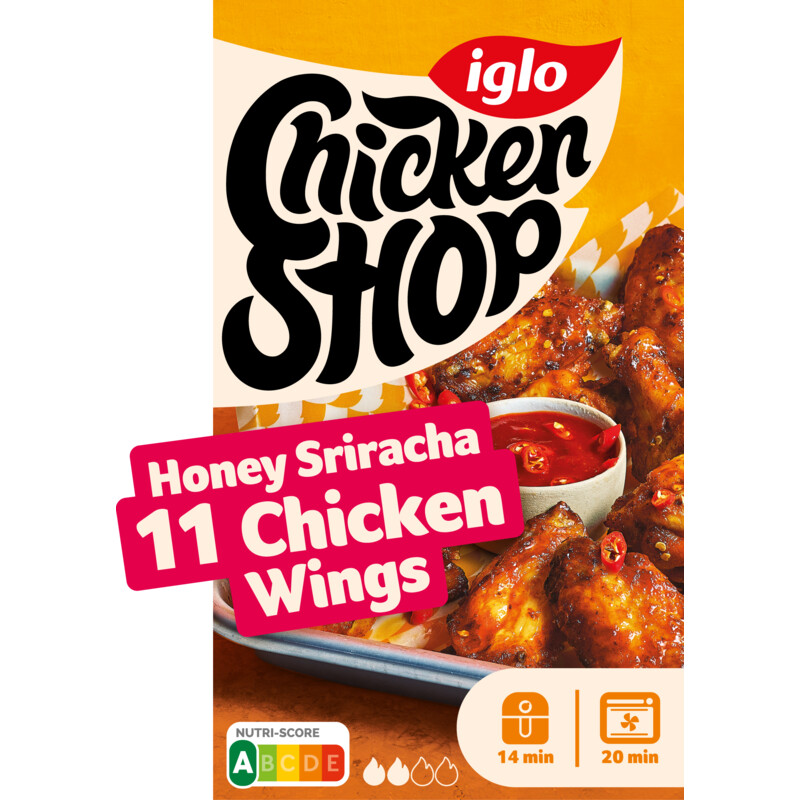 Iglo Chicken shop honey sriracha wings