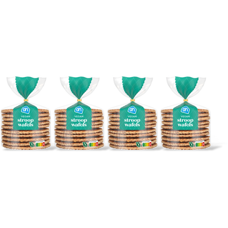 AH Terra Plantaardig stroopwafels 4-pack