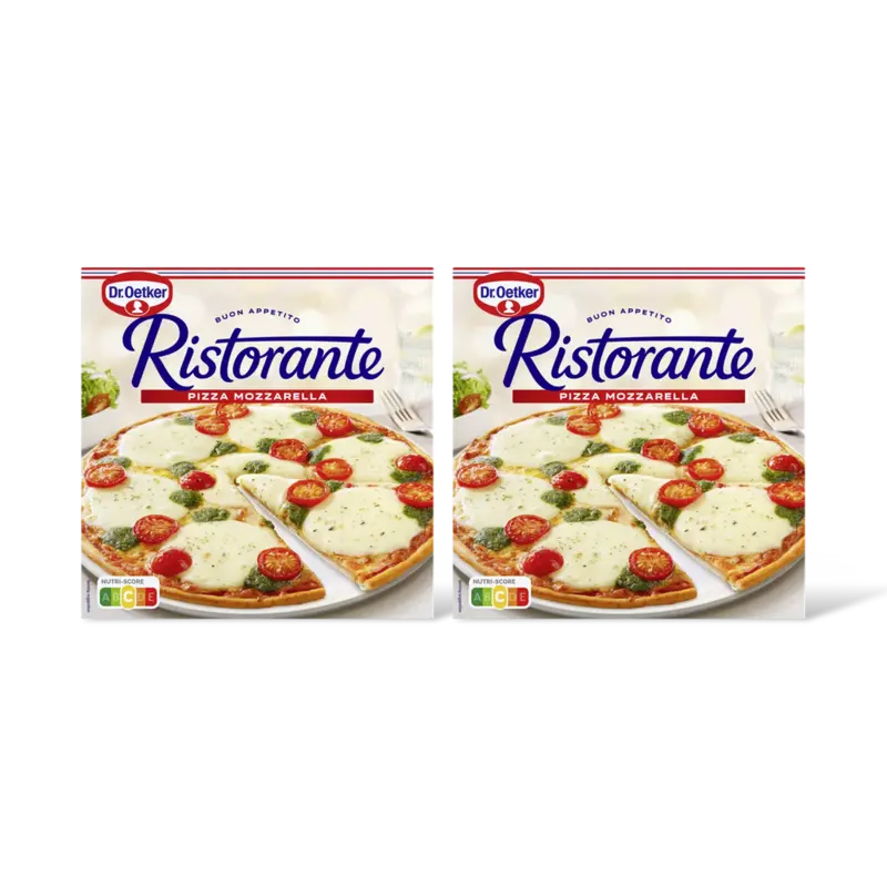 Dr. Oetker Ristorante pizza mozzarella 2-pack
