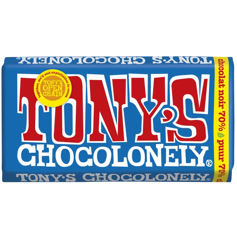 Tony's Chocolonely Reep puur 70%