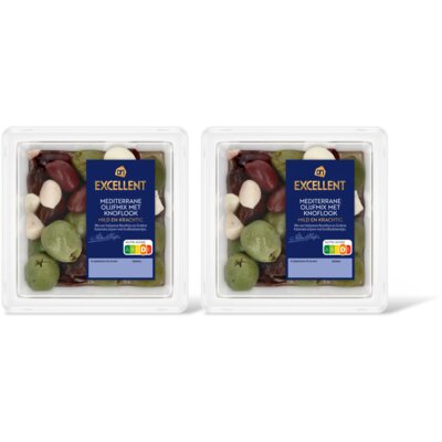 pdp-image-AH Excellent Mediterrane olijfmix met knoflook 2-pack