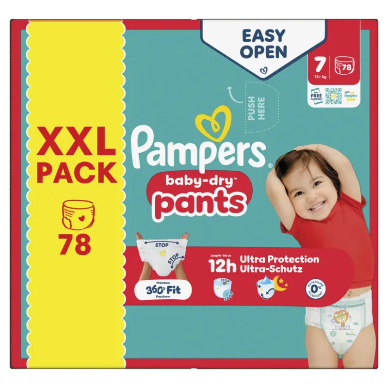 Baby-dry pants maat 7 XXL pack