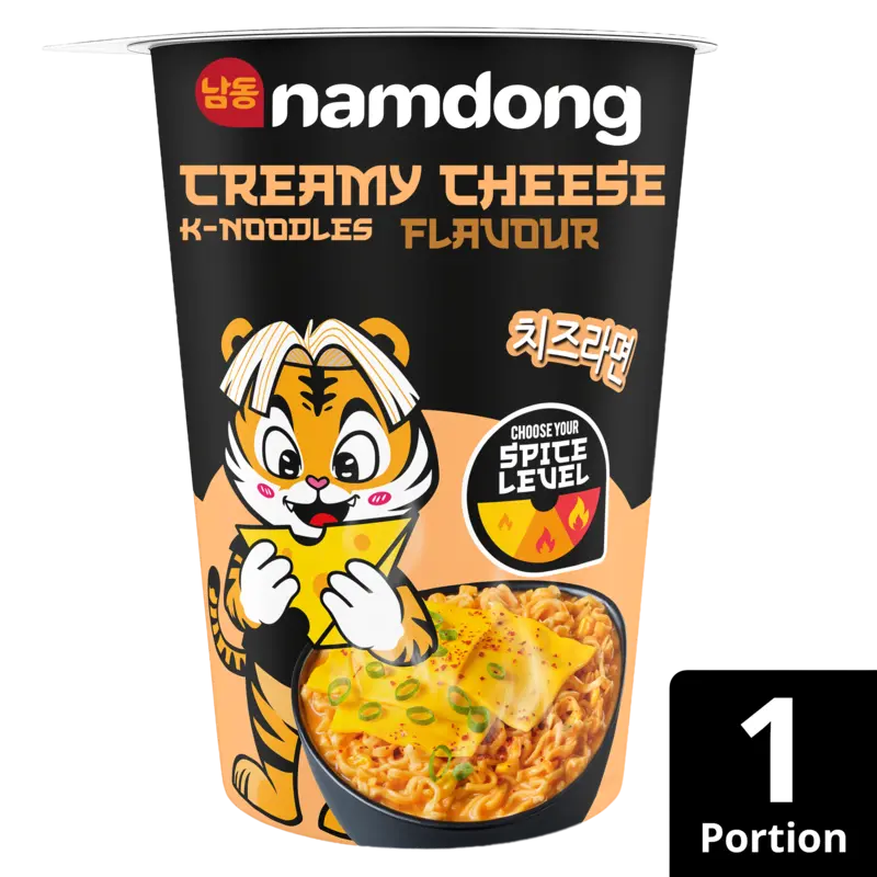 Creamy cheese k-noodles cup