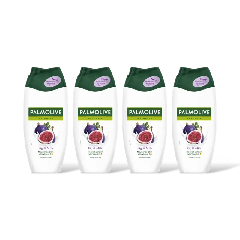 Naturals fig & milk shower cream 4-pack