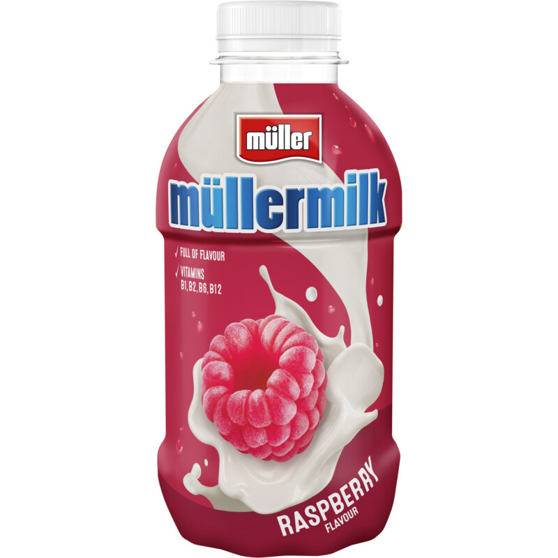 Een afbeelding van Müller Müllermilk framboossmaak