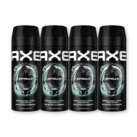 Axe Apollo deodorant bodyspray 4-pack