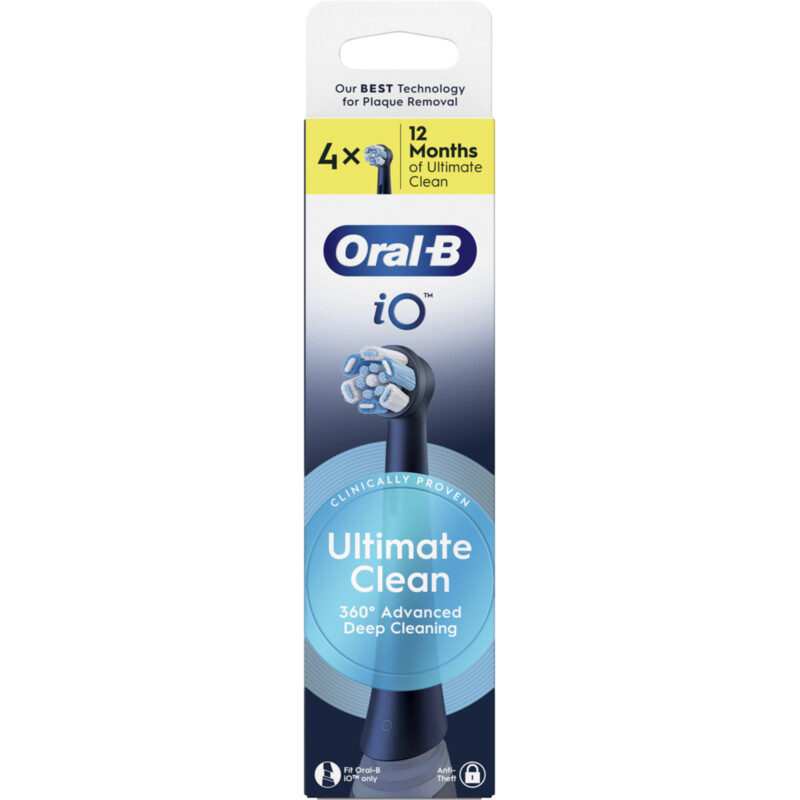 Een afbeelding van Oral-B IO ultimate clean black opzetborstels