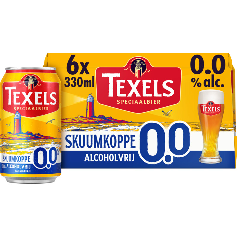 Texels Skuumkoppe alcoholvrij tarwebier 6-pack