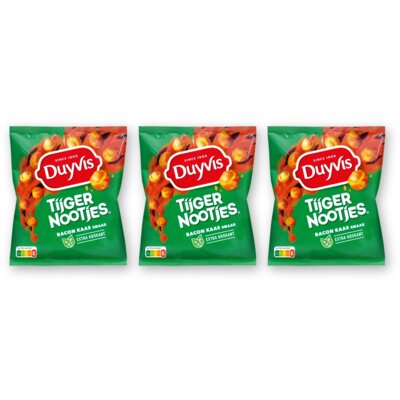 pdp-image-Duyvis Tijgernootjes bacon kaas 3-pack
