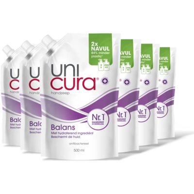 pdp-image-Unicura Handzeep balans refill 6-pack