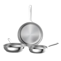 Berghoff 3-delig braadpannenset helix