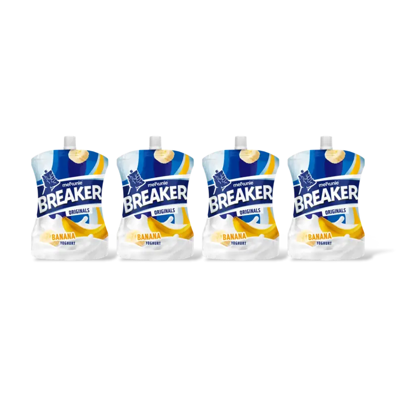 Breaker banaan yoghurt 4-pack