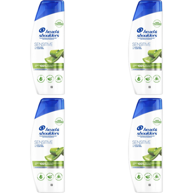 Een afbeelding van Head & Shoulders Sensitive shampoo 4-pack