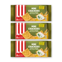 LU Mini crackers olijfolie & oregano 3-pack