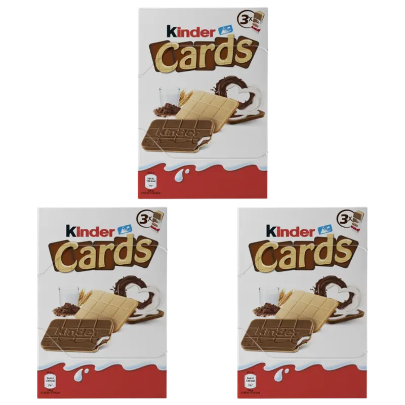 Kinder Cards 3-pack