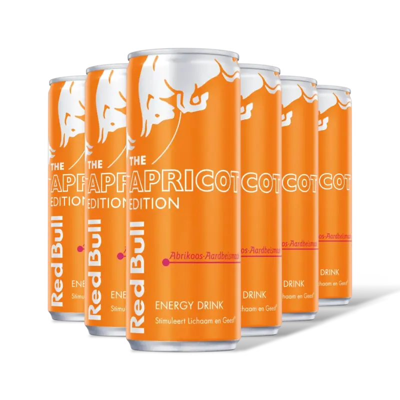 Energy drink abrikoos-aardbei 6-pack