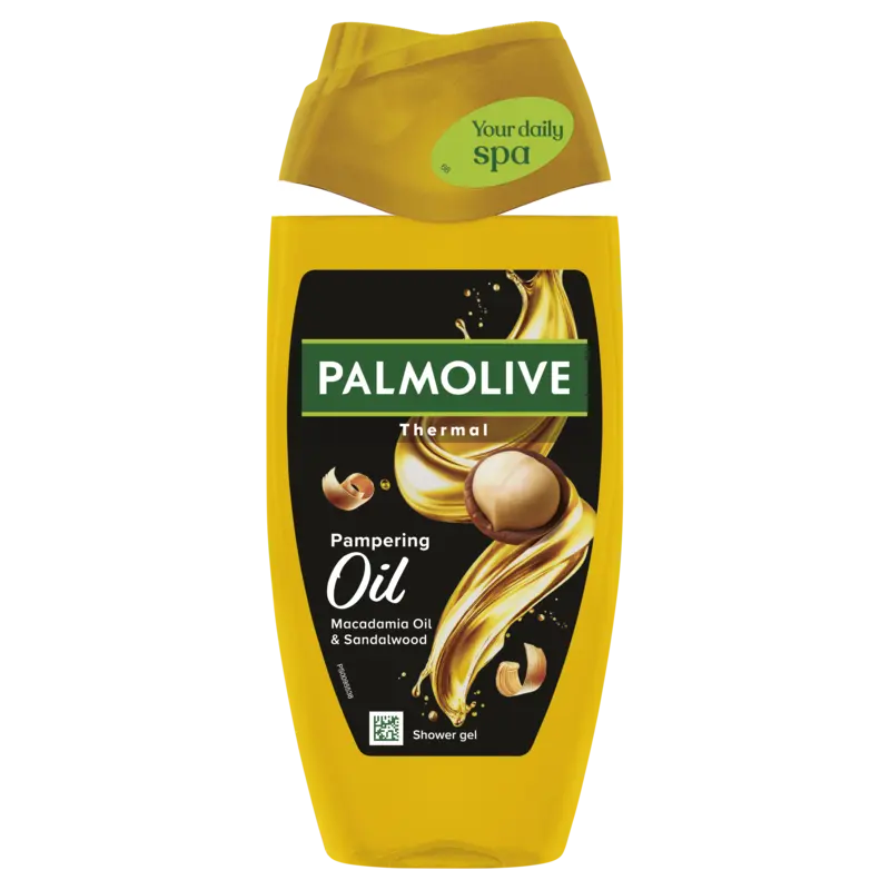 Thermal pampering oil shower gel