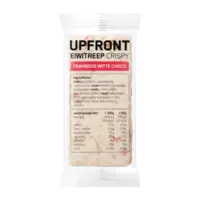 Upfront Eiwitreep crispy framboos witte choco