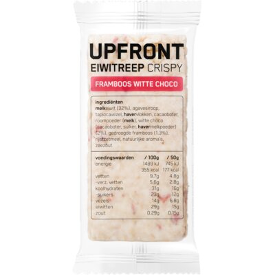 pdp-image-Upfront Eiwitreep crispy framboos witte choco