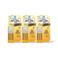 AH Bakfeest glitterspray goud 3-pack