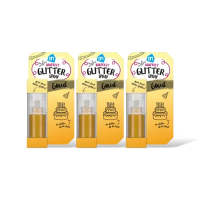 pdp-image-AH Bakfeest glitterspray goud 3-pack