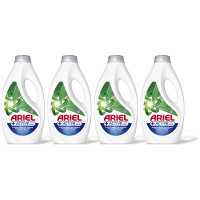 pdp-image-Ariel Vloeibaar+ active wasmiddel 4-pck