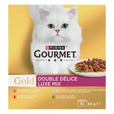 pdp-image-Gourmet Gold luxe mix met rund kip zeevis eend