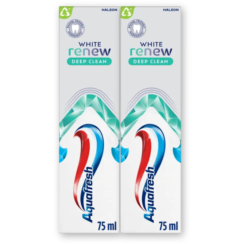 Aquafresh White reverse deep clean 2-pack