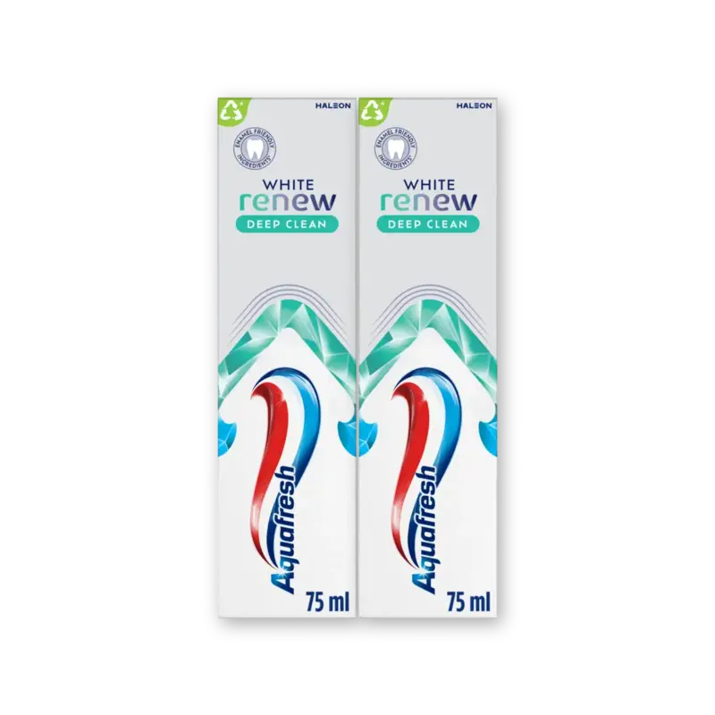 Aquafresh White reverse deep clean 2-pack