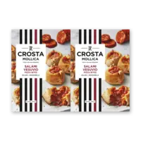 Crosta & Mollica Pizza bites salami vesuvio 2-pack
