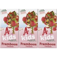 Een afbeelding van Appelsientje Kids fruitdrink framboos 6-pack