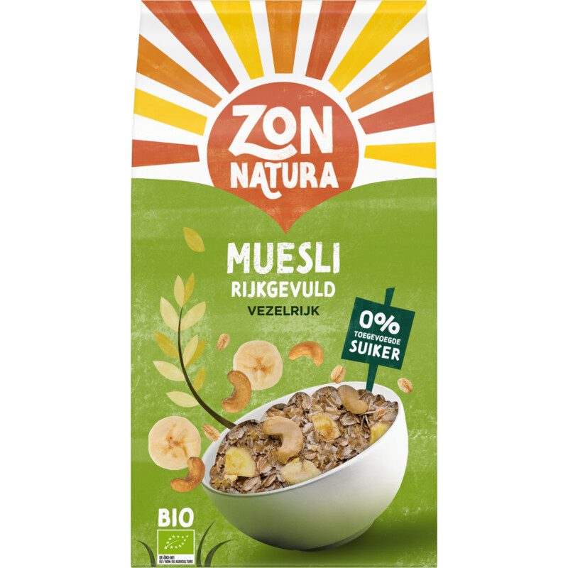 Een afbeelding van Zonnatura Muesli rijkgevuld